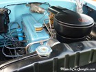 1955 Chevrolet Four Door Engine Front