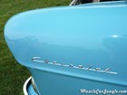 1955 Chevrolet Four Door Name Plate