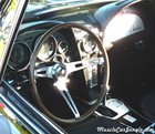 1965 Black Corvette Interior