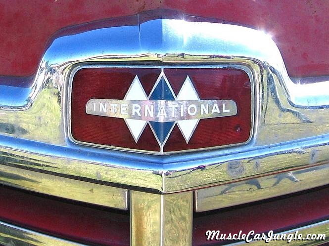 1947 International Fire Truck Hood Emblem