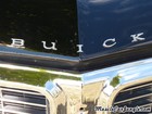 1970 Buick Wildcat Hood Name Plate