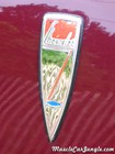 1938 Chevrolet Master Deluxe Coupe Trunk Emblem