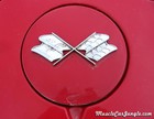 1968 Corvette Convertible Custom Fuel Door Emblem