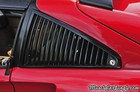 Red Ferrari 308 GTS Rear Quarter Window Louvers