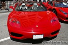 Red 2001 Ferrari 360 Spider Front