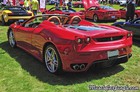 Red Ferrari F430 Spider Rear Left