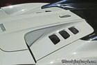 2013 White Ferrari 458 Spider Engine Cover