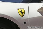 2013 White Ferrari 458 Spider Fender Crest
