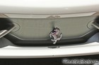 2013 White Ferrari 458 Spider Front Emblem