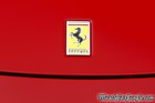 Red 2013 Ferrari 458 Spider Front Badge