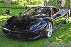 Black Ferrari 458 Italia Front Left