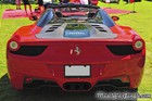 Red Ferrari 458 Spider Rear