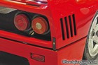 Red 1991 Ferrari F40 Rear Fender Louvers