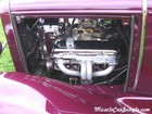 Purple Hot Rod Engine