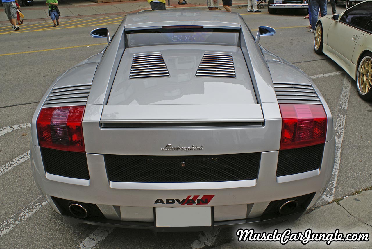 Lamborghini Gallardo Silver Rear